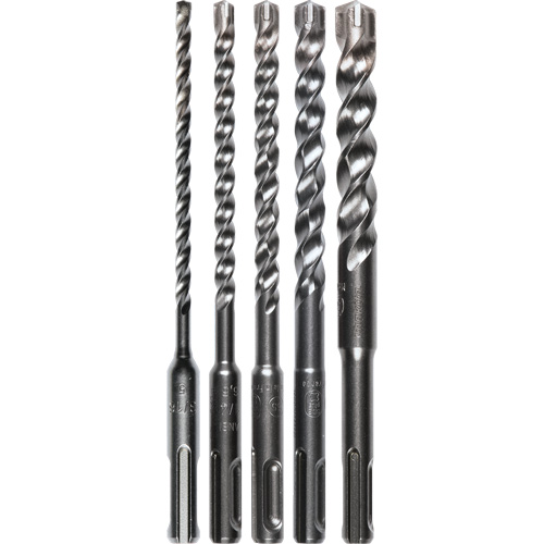 SDS-Plus 3-Cutter Bit Set, 5 Pieces, Carbide Helyx Safety & Industrial Supplies