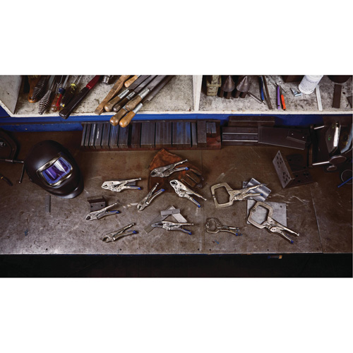 Vise-Grip&reg; Fast Release 7WR Locking Pliers with Wire Cutter, 7" Length, Curved Jaw Helyx Safety & Industrial Supplies