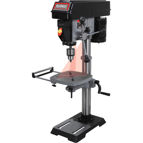 Variable Speed Drill Press, 12", 5/8" Chuck, 3200 RPM Helyx Safety & Industrial Supplies