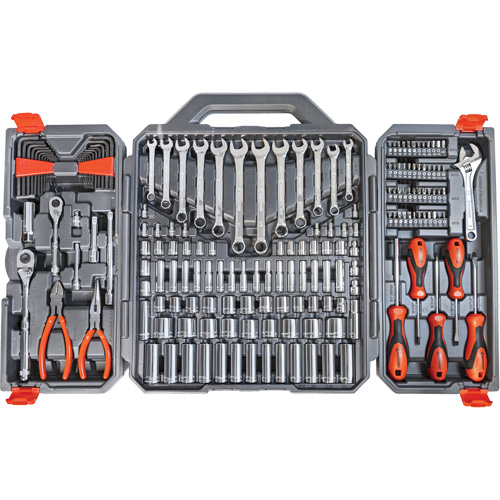 Jeu d'outils m&eacute;triques/SAE de qualit&eacute; professionel &agrave; 6 pans et &agrave; prise 3/8" Helyx Safety & Industrial Supplies