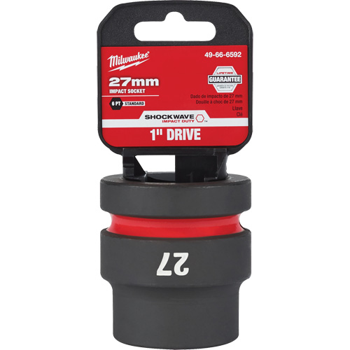 Douille Shockwave Impact Duty, Puissance, 27 mm, Prise 1", 6 pans Helyx Safety & Industrial Supplies