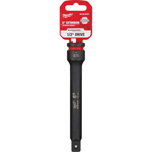 Shockwave Impact Duty Socket Extension, Impact, 1/2" Drive, 6" L Helyx Safety & Industrial Supplies
