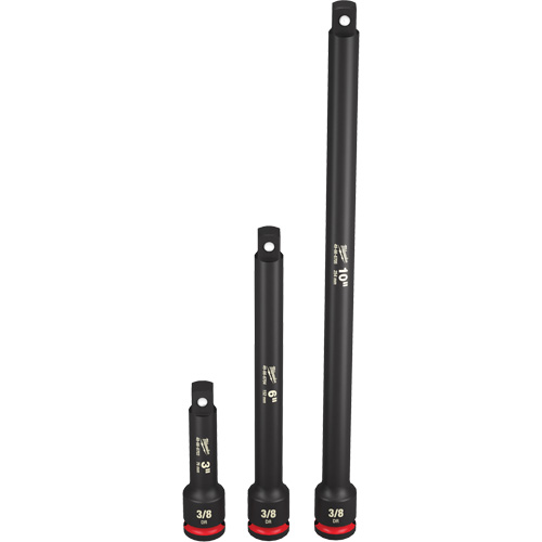 Jeu de rallonges pour douilles Shockwave Impact-Duty, Chocs, Prise 3/8", 3"/6"/10" lo Helyx Safety & Industrial Supplies