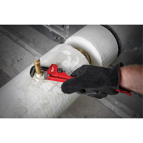 Pipe Wrench, 3/4" Jaw Capacity, 6" Long, Powder Coated Finish Helyx Safety & Industrial Supplies