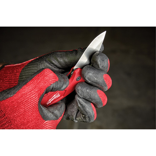 Compact Folding Knife, 2-1/2" Blade, Stainless Steel Blade, Metal Handle Helyx Safety & Industrial Supplies