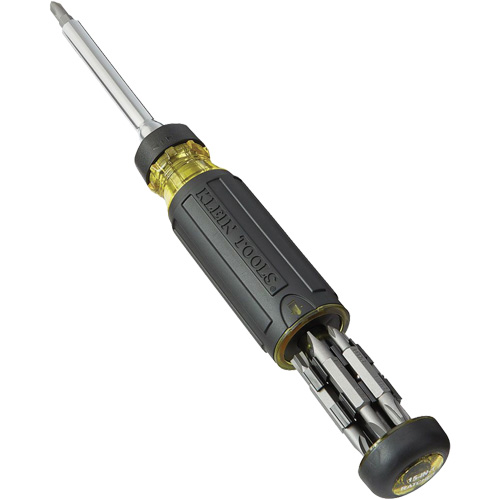 15-in-1 Multi-Bit Ratcheting Screwdriver, 8-3/4" L, Cushion Grip Handle Helyx Safety & Industrial Supplies
