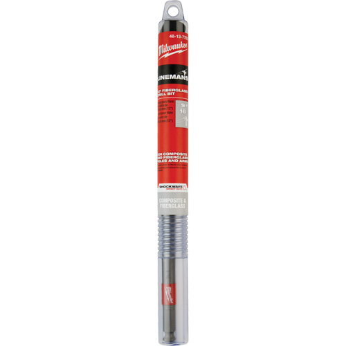 Shockwave Impact Duty Lineman's Fiberglass Drill Bit, 9/16", Carbide Helyx Safety & Industrial Supplies