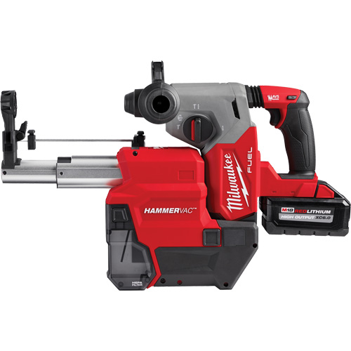M18 Fuel SDS Plus Rotary Hammer Dust Extractor Kit, 18 V, 1", 2 ft-lbs., 1330 RPM Helyx Safety & Industrial Supplies