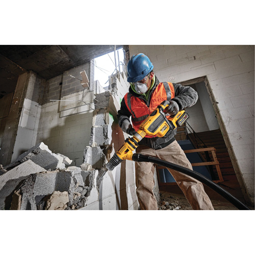 Extracteur de poussi&egrave;re pour ciselage au marteau de d&eacute;molition Helyx Safety & Industrial Supplies