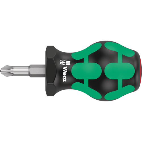 350 Phillips Stubby Screwdriver, #2, 3-1/8" L, Cushion Grip Handle Helyx Safety & Industrial Supplies