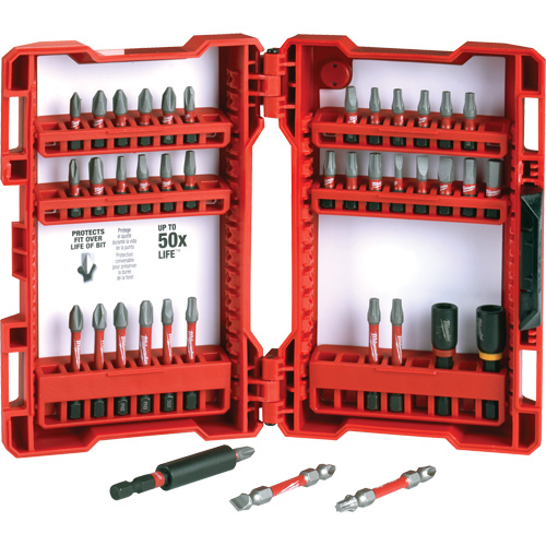 Jeu de 40 embouts de visseuse &agrave; percussion Shockwave Impact-Duty Helyx Safety & Industrial Supplies
