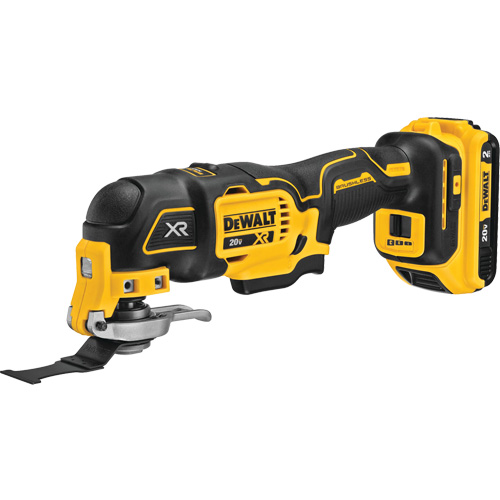 Ensemble pour outil polyvalent oscillant sans balai et sans fil &agrave; 3 vitesses XR, 20 V, Lithium-ion Helyx Safety & Industrial Supplies