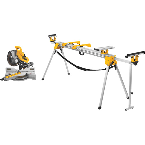 Double Bevel Sliding Compound Mitre Saw with Stand Helyx Safety & Industrial Supplies