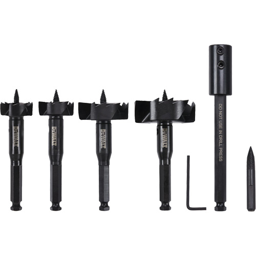 Self-Feed Bit Kit, 5 Pieces Helyx Safety & Industrial Supplies