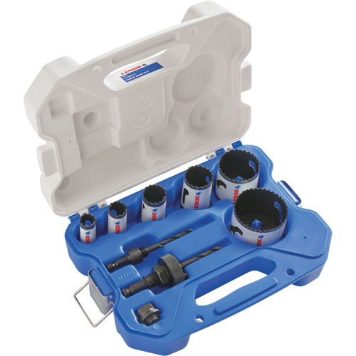 Plumber Bi-Metal Hole Saw Set, 9 Pieces Helyx Safety & Industrial Supplies