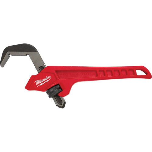 Steel Offset Hex Pipe Wrench, 2-5/8" Jaw Capacity, 10-1/2" Long, Powder Coated Finish, Ergonomic Handle Helyx Safety & Industrial Supplies