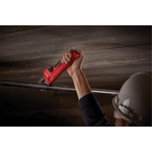 Cheater Adaptable Pipe Wrench, 2-1/2" Jaw Capacity, 18"/24"/10" Long, Powder Coated Finish, Ergonomic Handle Helyx Safety & Industrial Supplies