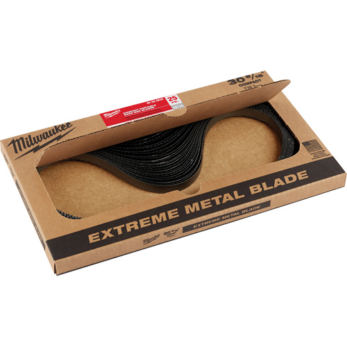 Lames-ruban pour coupes de m&eacute;taux extr&ecirc;mes, Acier rapide, 30-9/16" lo x 1/2" la x &eacute;paisseur 0,02", 12/14 dents par pouce Helyx Safety & Industrial Supplies