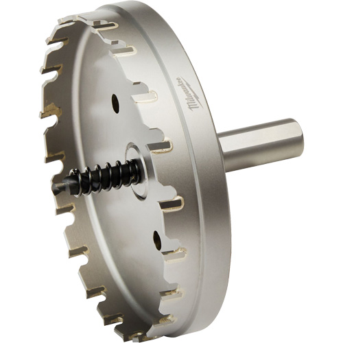 One-Piece Carbide Hole Cutters, 4", 3/16" Depth of Cut Helyx Safety & Industrial Supplies