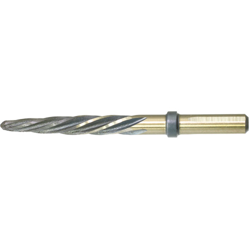 DRILLCO Nitro Construction Reamer, 9/16", Spiral Flute, High Speed Steel, Straight Shank Helyx Safety & Industrial Supplies