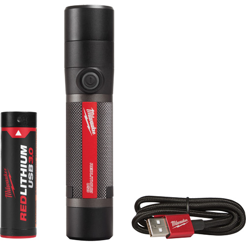 Lampe de poche compacte compatible USB, DEL, 800 lumens, Piles Rechargeable Helyx Safety & Industrial Supplies