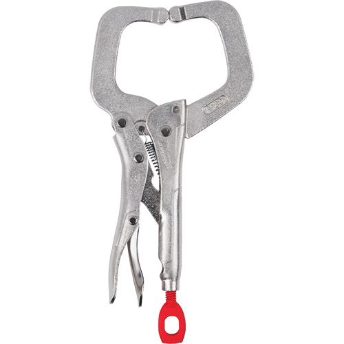 Torque Lock Locking C-Clamp with Regular Jaws, 6" (152 mm) Capacity Helyx Safety & Industrial Supplies