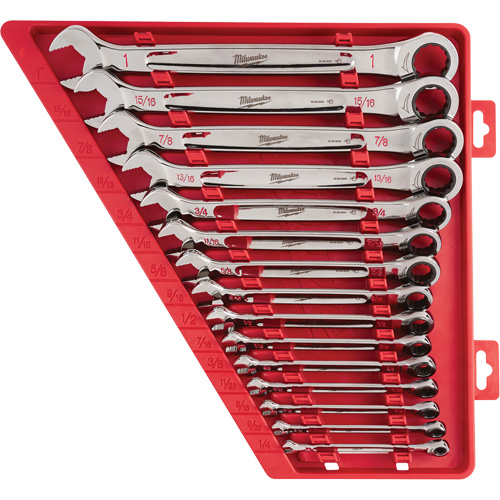 Ratcheting Wrench Set, Combination, 15 Pieces, Imperial Helyx Safety & Industrial Supplies