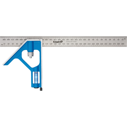 &eacute;querre combin&eacute;e True Blue, 12" lo, Acier inoxydable, Ordinaire Helyx Safety & Industrial Supplies