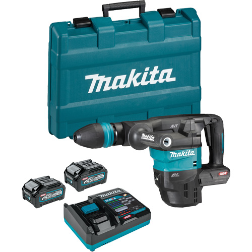 Trousse de marteau de d&eacute;molition 40 V XGT SDS-MAX avec moteur sans balai et AWS Helyx Safety & Industrial Supplies