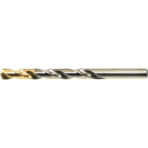 DRILLCO TiN Tipped Jobber Drill Bit, High Speed Steel, 1/16", 1-7/8" L, 7/8" Flute, 135° Point Angle Helyx Safety & Industrial Supplies