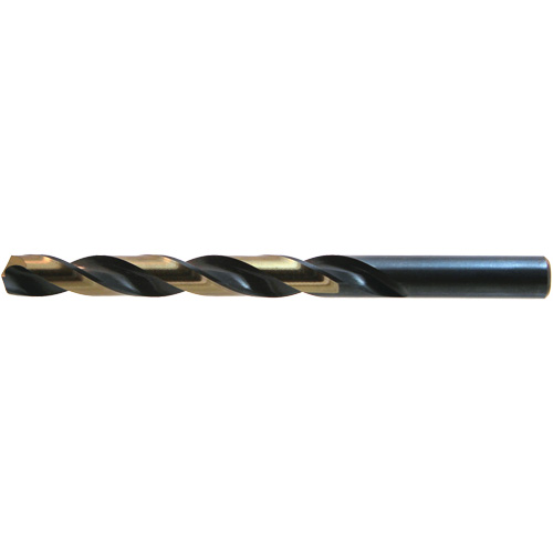 DRILLCO Heavy-Duty Jobber Drill, High Speed Steel, A, 3-7/8" L, 2-5/8" Flute, 135° Point Angle Helyx Safety & Industrial Supplies