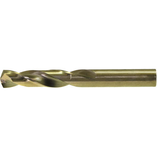 DRILLCO Screw Machine Length Drill Bit, #1, Cobalt, 1-5/16" Flute, 135° Point Helyx Safety & Industrial Supplies