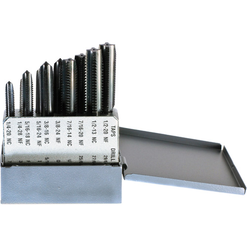 DRILLCO Tap Set, 10 Pieces Helyx Safety & Industrial Supplies