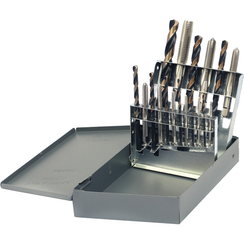 DRILLCO Tap & Drill Set, 18 Pieces Helyx Safety & Industrial Supplies