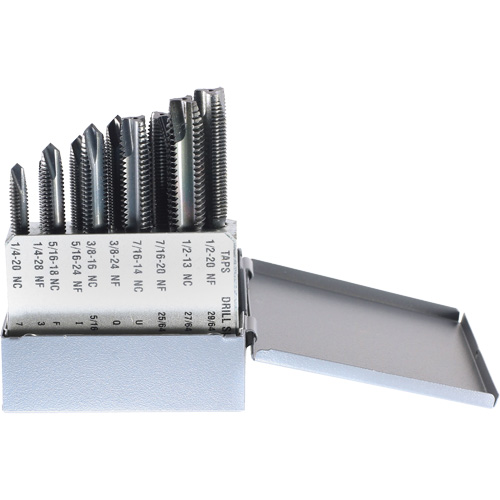 DRILLCO Tap Set, 10 Pieces Helyx Safety & Industrial Supplies