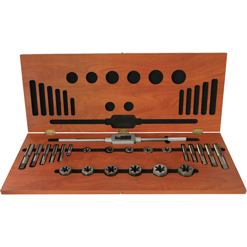 DRILLCO Tap & Round Adjustable Die Set, 20 Pieces Helyx Safety & Industrial Supplies