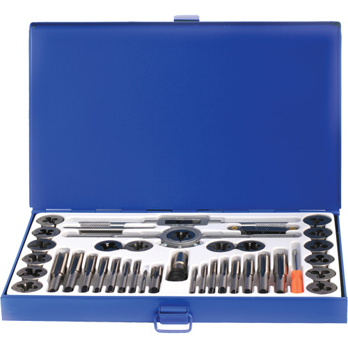 DRILLCO Fractional Tap & Die Set, 40 Pieces Helyx Safety & Industrial Supplies