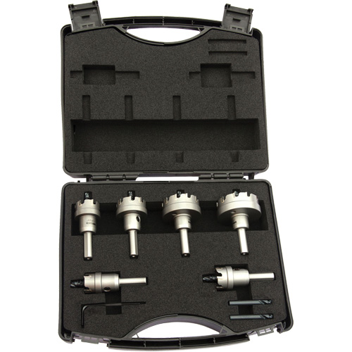 Jeu de scies-cloche TCT DRILLCO, 6 morcea Helyx Safety & Industrial Supplies