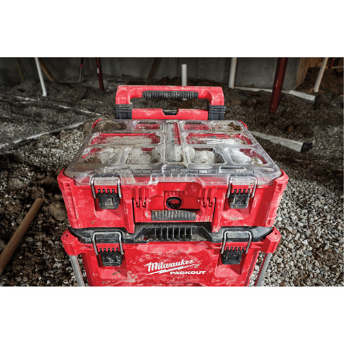 Packout Deep Organizer, 15-1/5" x 19-7/10" x 7", Red Helyx Safety & Industrial Supplies