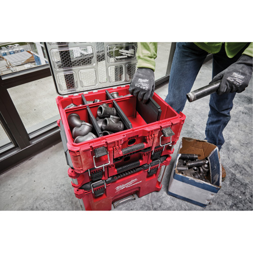 Packout Deep Organizer, 15-1/5" x 19-7/10" x 7", Red Helyx Safety & Industrial Supplies