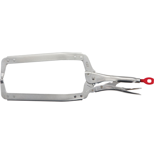 Torque Lock Locking Pliers with Regular Jaws, 18" Length, C-Clamp Helyx Safety & Industrial Supplies