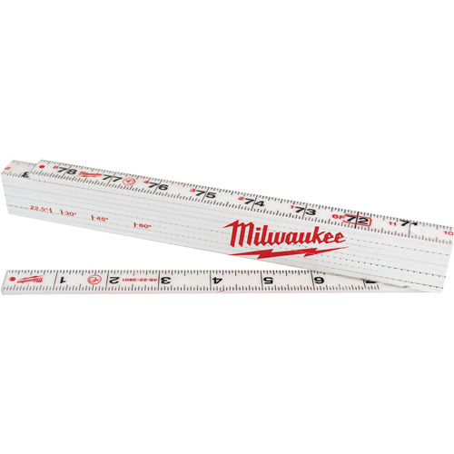 R&egrave;gle pliante, 78" lo, Composite, Graduations de 1/16" Helyx Safety & Industrial Supplies