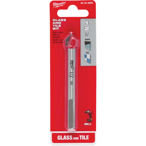 Glass & Tile Bit Set, 4 Pieces, Carbide Helyx Safety & Industrial Supplies