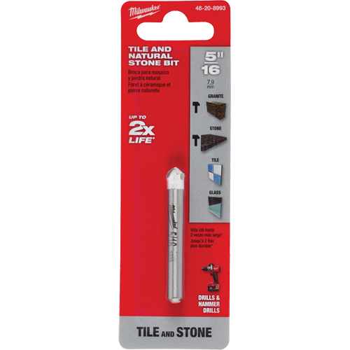 Natural Stone Bit, 5/16", Carbide Helyx Safety & Industrial Supplies