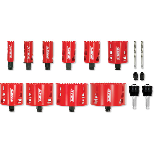 Ensemble de scie-cloche bim&eacute;tallique pour &eacute;lectricien, 16 morceaux Helyx Safety & Industrial Supplies