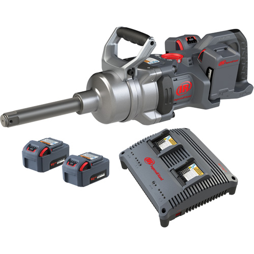 High Torque Cordless Impact Wrench Kit with 6" Anvil, 20 V, 1" Socket Helyx Safety & Industrial Supplies