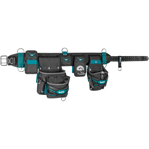 TH3 Ultimate Heavyweight Tool Belt Set, Polyester, Blue/Grey Helyx Safety & Industrial Supplies