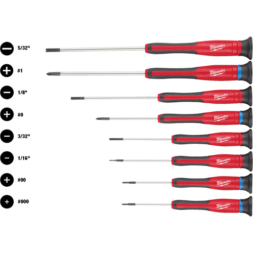 Precision Screwdriver Set, 8 Pcs. Helyx Safety & Industrial Supplies