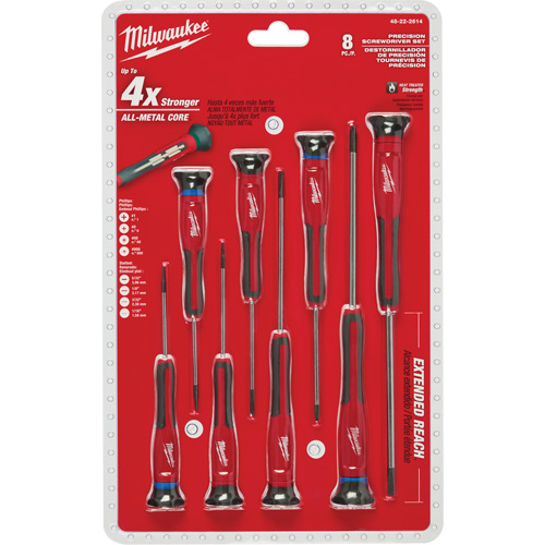 Precision Screwdriver Set, 8 Pcs. Helyx Safety & Industrial Supplies