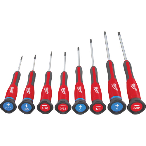 Precision Screwdriver Set, 8 Pcs. Helyx Safety & Industrial Supplies